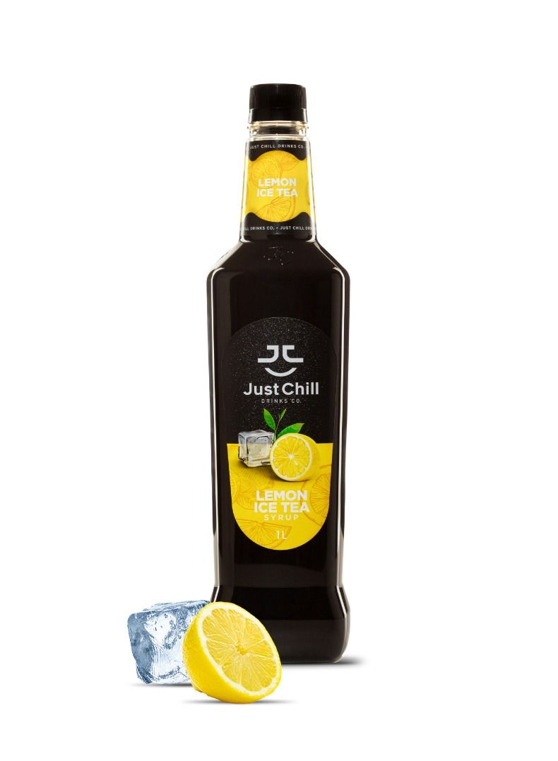 Just Chill Drinks Co. Lemon Iced Tea Syrup 1 Litre - Image 1